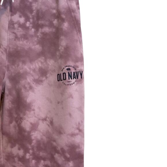Old Navy Girls Sweatpants Joggers Sz 12 Pink Tie Dye School Activewear - Picture 5 of 14